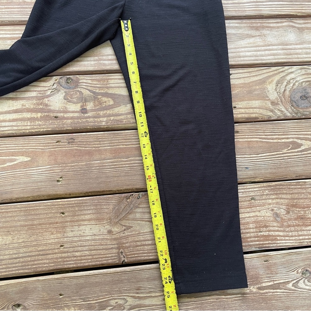 Anthropologie Jumpsuit Womens Size XS Black Sutton Ponte Belted Pockets V Neck - Picture 8 of 13